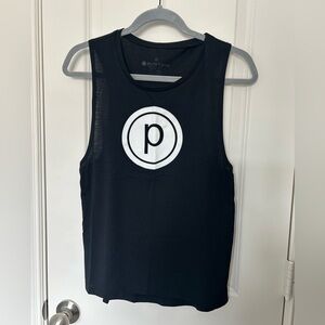 Black Circle P Pure Barre Tank